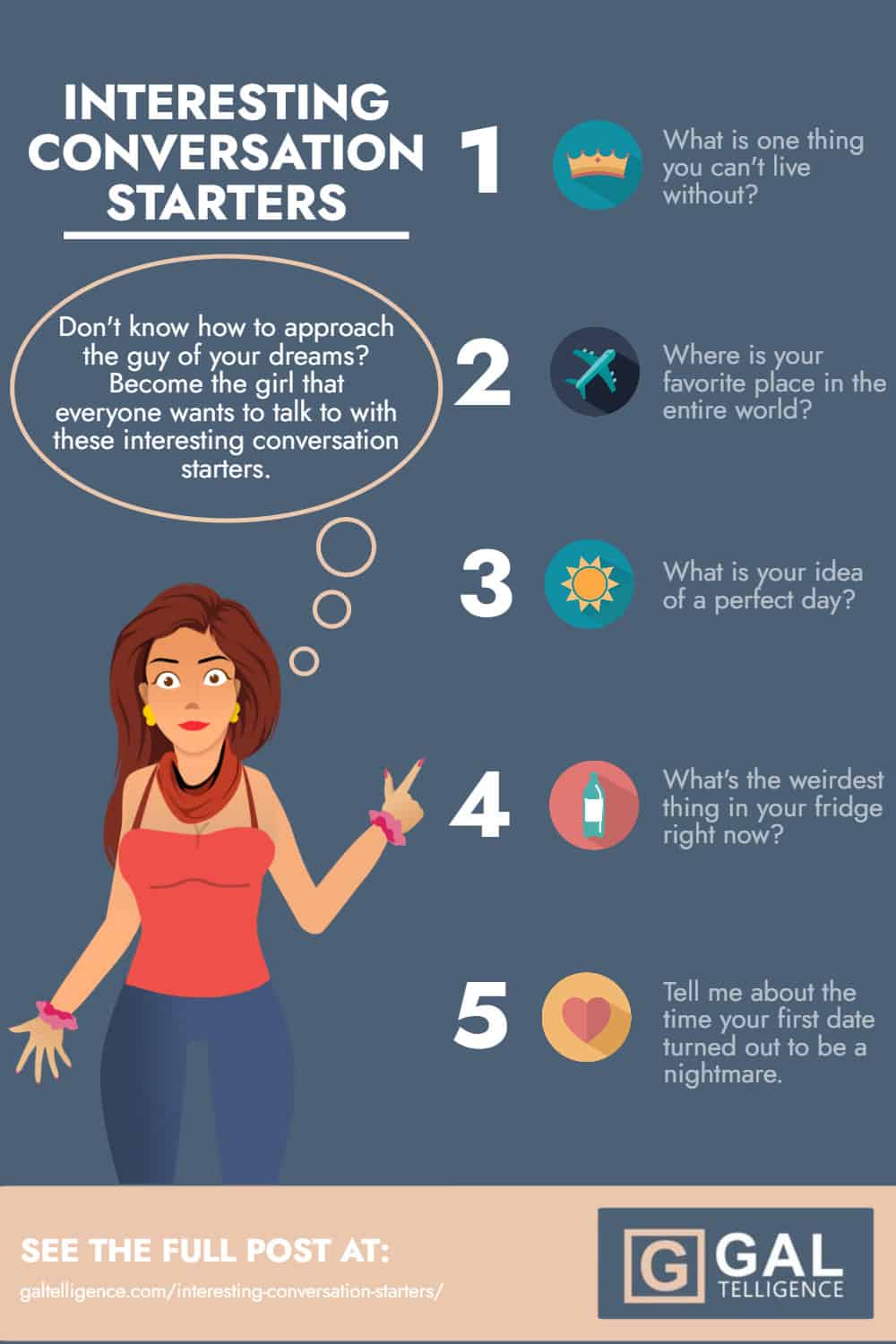 Interesting Conversation Starter - Infographic