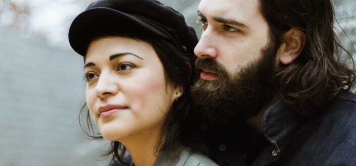 couple embracing each other