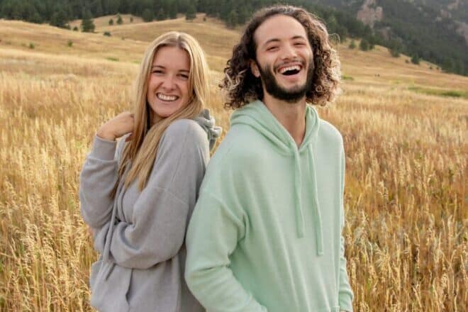 couple standing side by side - questions to ask your guy best friend