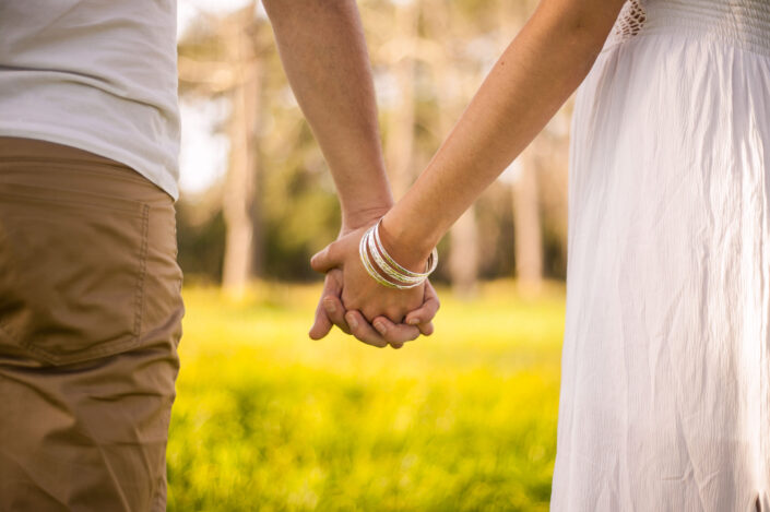 People holding hands