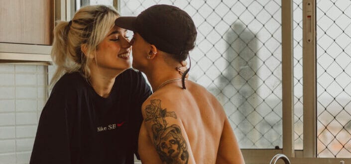 couple having fun together