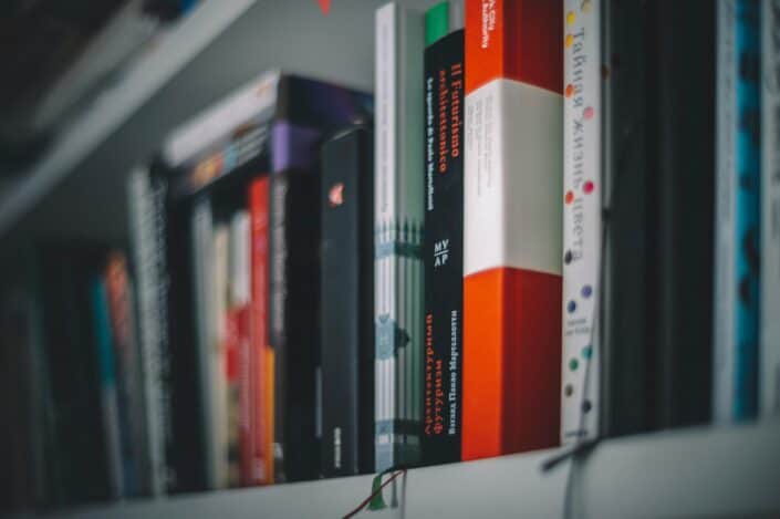 A bookshelf