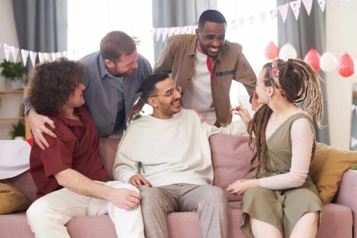 People Celebrating a Birthday Party