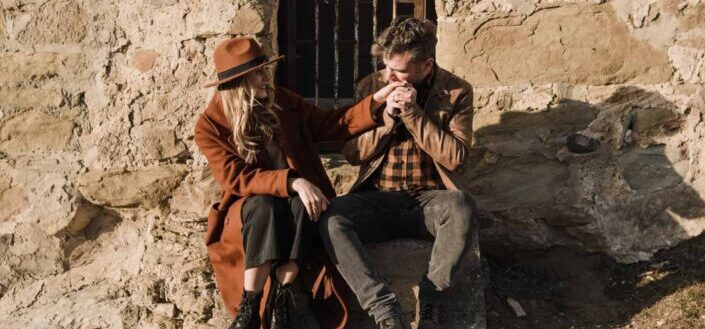 Man Kissing a Woman's Hand