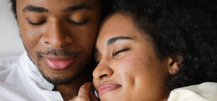 Couple Lying on the Bed