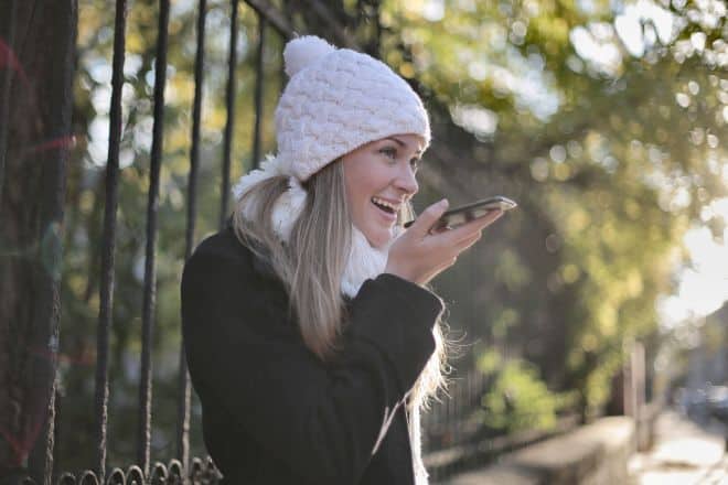 Woman Wearing White Bonnet While Talking on the Phone - Things to Talk About on the Phone