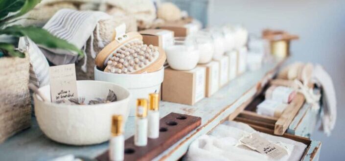 Bunch of Bath Essentials and Toiletries
