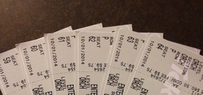 six concert tickets