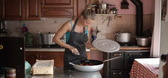 Woman Cooking in the Kitchen