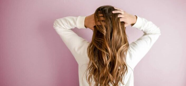 long haired brunette woman