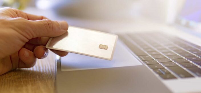 sim card on top of a laptop